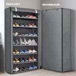 6-10 Tier Multi-Layer Shoe Cabinet with Dust-Proof Rolling Shutter Door, Easy to Assemble, Space-Saving Home Storage Cabinet, Suitable for Entryways, Hallways, Bedrooms, Living Rooms, Homes, Dormitories, Etc./Modern Decorative Shoe Cabinet -  1503