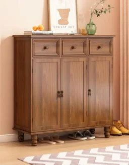 Modern EntrywayShoe CabinetMultifunctional Solid Wood Shoe Storage Cabinet withDrawers andEntrywayHome Hallway Corridor -  1503
